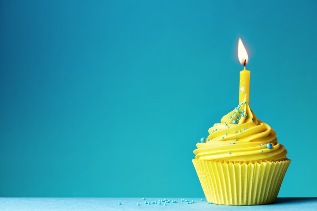 Birthday cupcake